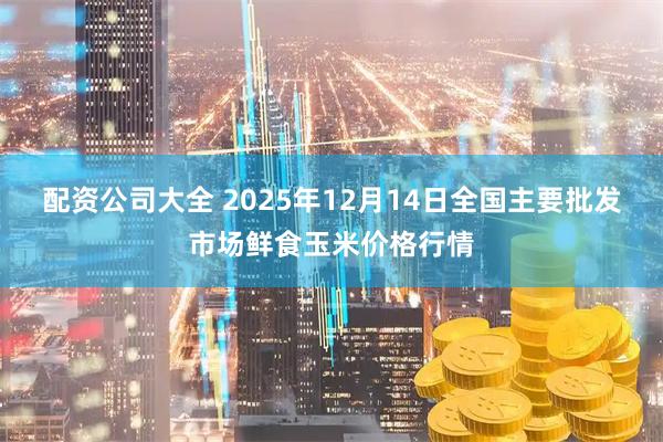 配资公司大全 2025年12月14日全国主要批发市场鲜食玉米价格行情